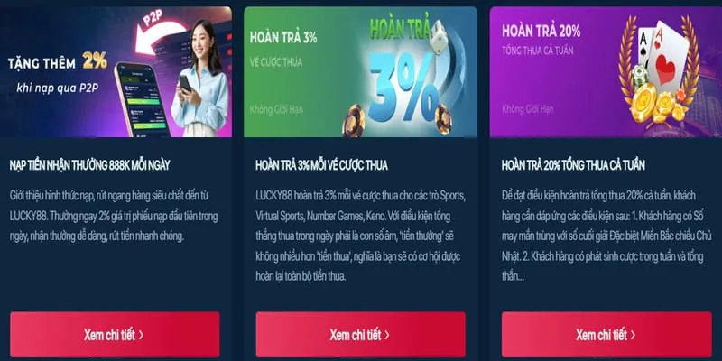 Hình ảnh các chương trình khuyến mãi đặc biệt